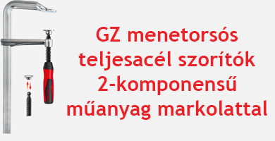 GZ eredeti BESSEY menetorsós teljesacél szorítók 2-komponensű műanyag markolattal
